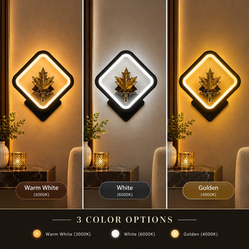 Maple Glow LED Wall Light