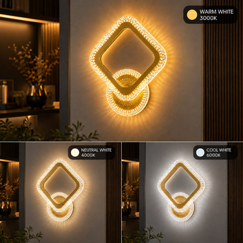 Crystal Geometric Wall Sconce