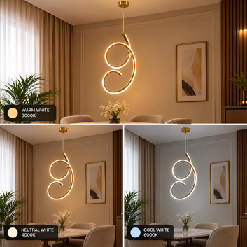 Infinity Loop LED Pendant Light