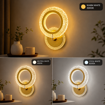 Crystal Orbit Wall Sconce