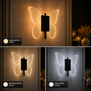 Butterfly Glow Wall Light