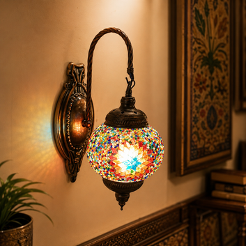 Turkish Mosaic Wall Lamp