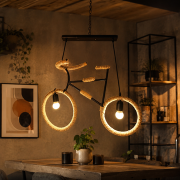 Vintage Bicycle Pendant Light