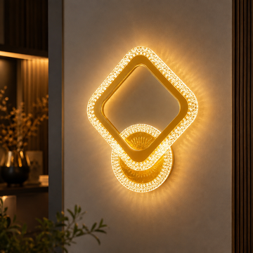 Crystal Geometric Wall Sconce