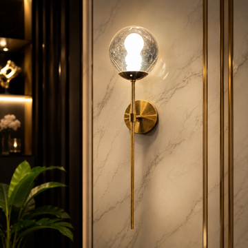 Luna Globe Wall Light