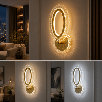 Crystal Radiance Wall Light