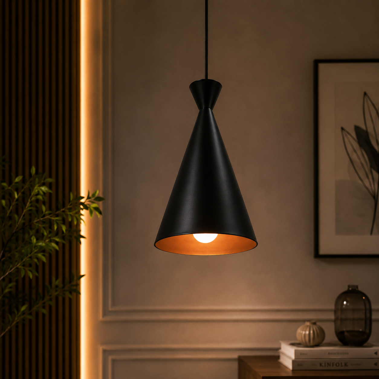 Apex Cone Minimalist Pendant Light