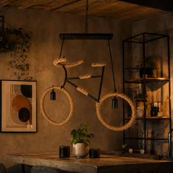 Vintage Bicycle Pendant Light