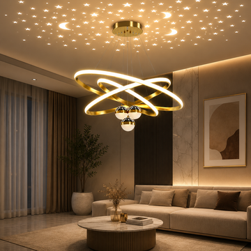 Celestial Orbit Ring Chandelier