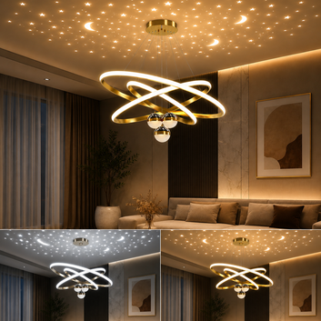 Celestial Orbit Ring Chandelier