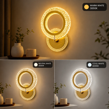 Crystal Orbit Wall Sconce